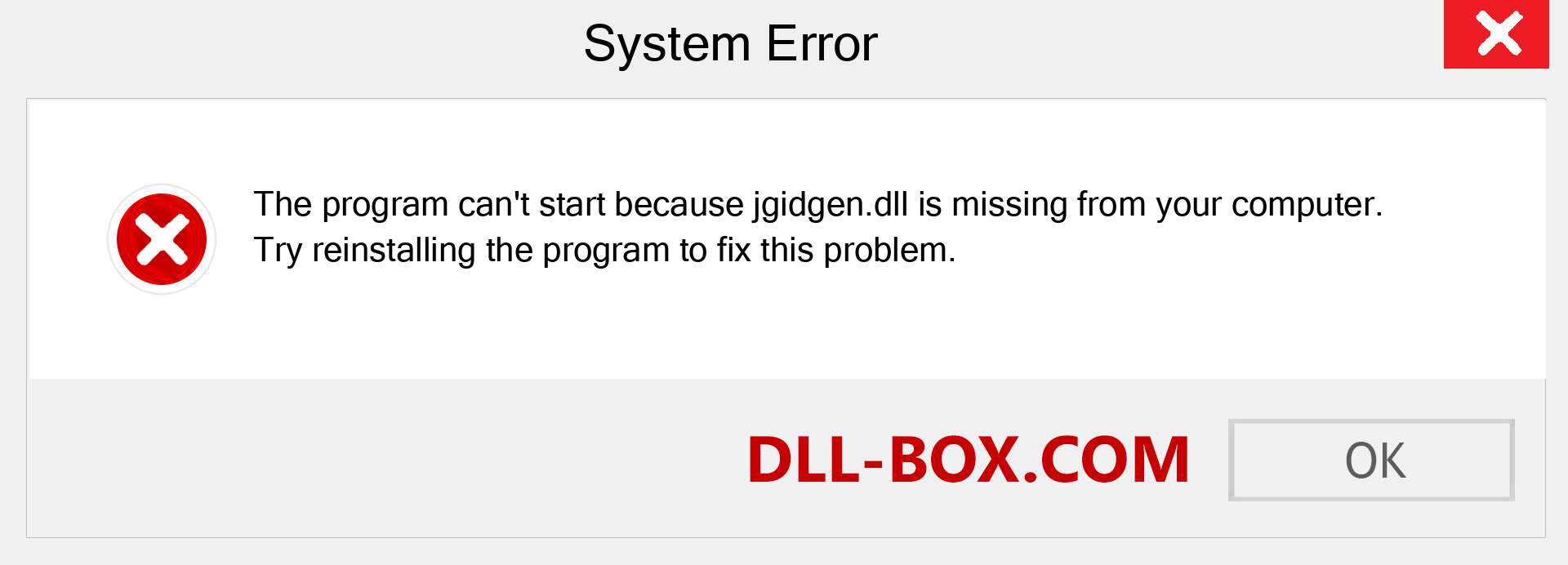  jgidgen.dll file is missing?. Download for Windows 7, 8, 10 - Fix  jgidgen dll Missing Error on Windows, photos, images